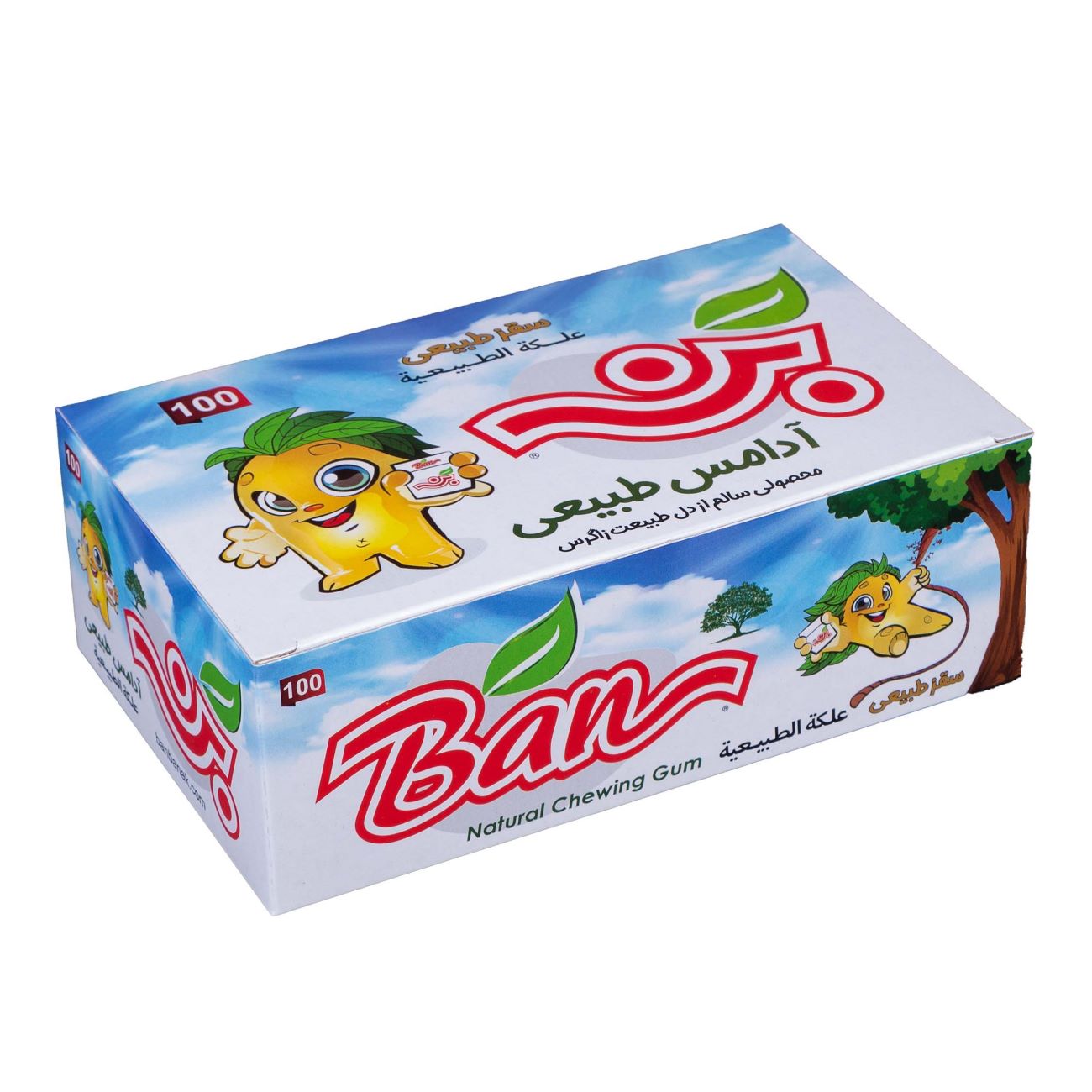 علكة بن سقز الطبيعية – عبوة من 100 قطعة